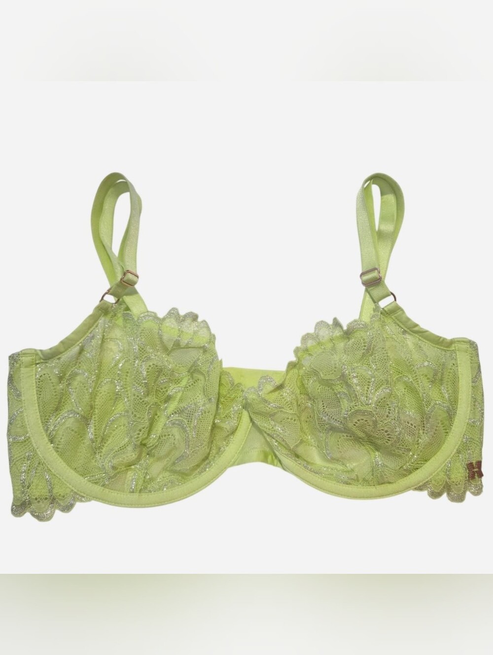 Savage X Fenty Lime Green Lingerie Bra